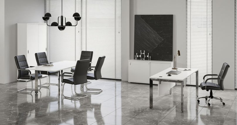 Брифинг-приставка на П-образном м/к ONIX DIRECT LUX M-O.MP-BR-7 Белый бриллиант_1