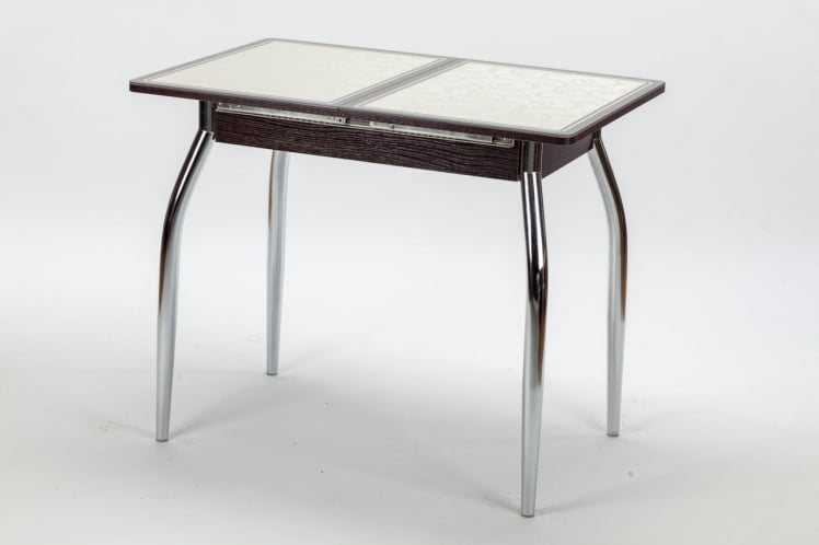 Стол обеденный Аспен КЗ(6195) венге,завитки крем_0