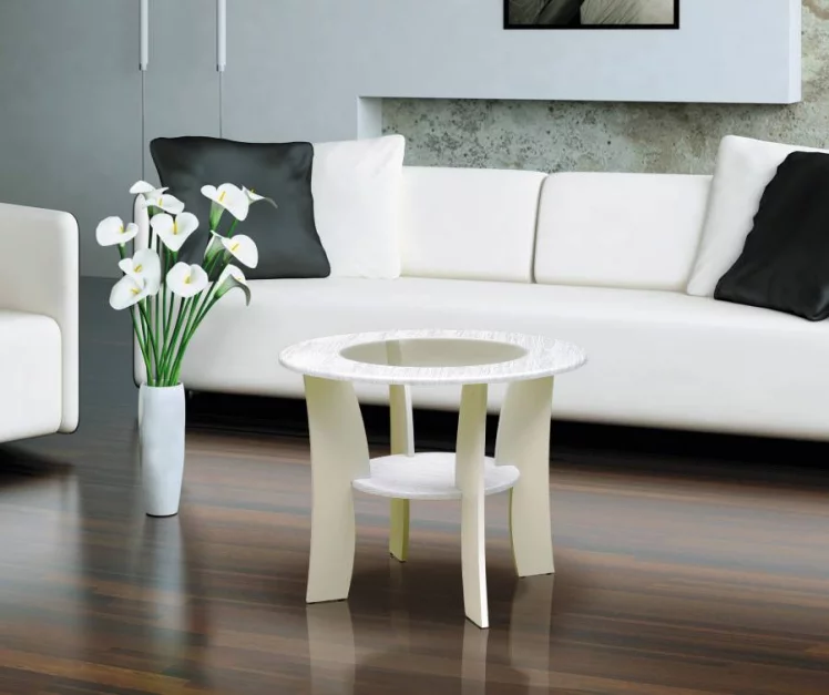 Стол журнальный №3 Белый (матовый)_0