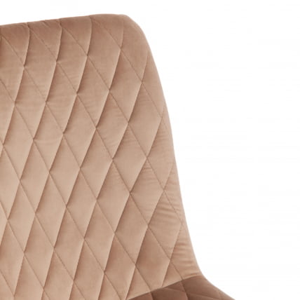 Стул CHILLY X (mod. 7096-1) ткань/металл, 45x53х88 см, высота до сиденья 50 см, бежевый barkhat 5/черный_5