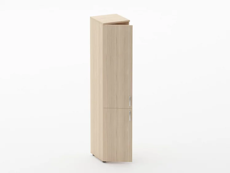 Шкаф высокий закрытый Glassy 6.19.13Л Бук светлый_1