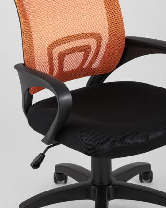 Компьютерное кресло TopChairs Simple Оранжевое_7