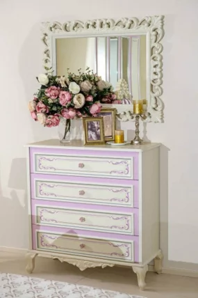 Зеркало настенное Классика тип 2 ЛД 663.160.000 Алебастр_4