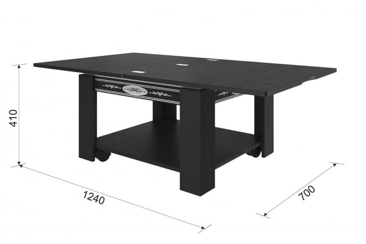 Стол-трансформер Адам 1 CZ-015 дуб мария/дуб мария_4
