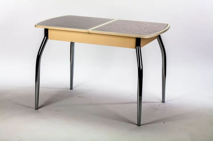 Стол обеденный Чикаго КЗ(6191) крем,завитки бронза_0