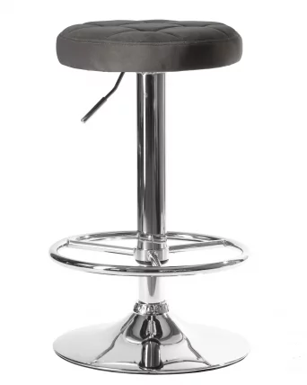 Табурет барный DOBRIN BRUNO Серый велюр MJ9-75_1