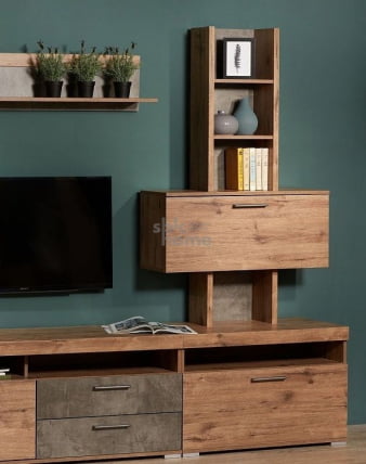 Тумба Д-5 малая под ТВ, Денвер (900*450*576) Дуб Веллингтон, 31408 _1