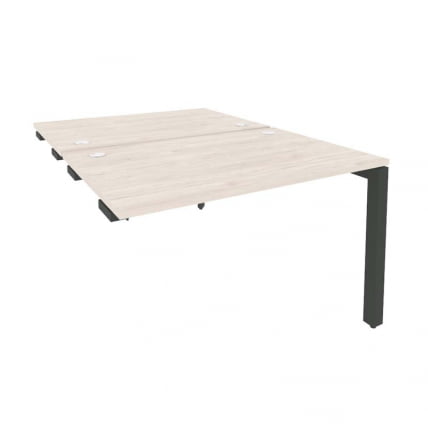 Стол-приставка двойной на П-образном м/к к опорным элем. ONIX O.MP-D.SPR-2.8 Денвер Светлый/Антрацит_0