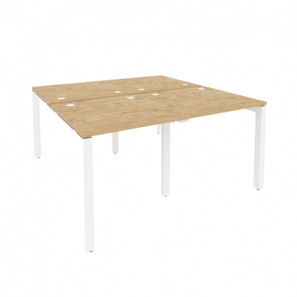 Рабочая станция на П-образном м/к ONIX O.MP-D.RS-4.0.8 Тиквуд Светлый/Белый_0