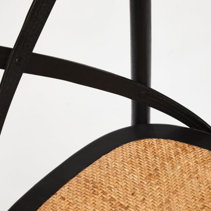 Стул CROSS (mod.CB2001) дерево береза, 49.5*53.5*87, черный_5