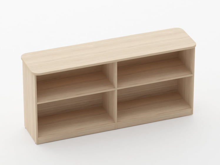 Тумба приставная к столу Glassy 3.18.104 Орех_0