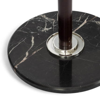 Вешалка Hanami (mod. GH-8617) дерево/хром/мрамор, 37 x 37 x 175 см, Black (Черный) / Walnut (Орех)_3