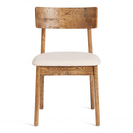 Стул ТХОР дерево вяз/ткань лен, груша№3/бежевый лен, 50х48х81,5 см / THOR_4