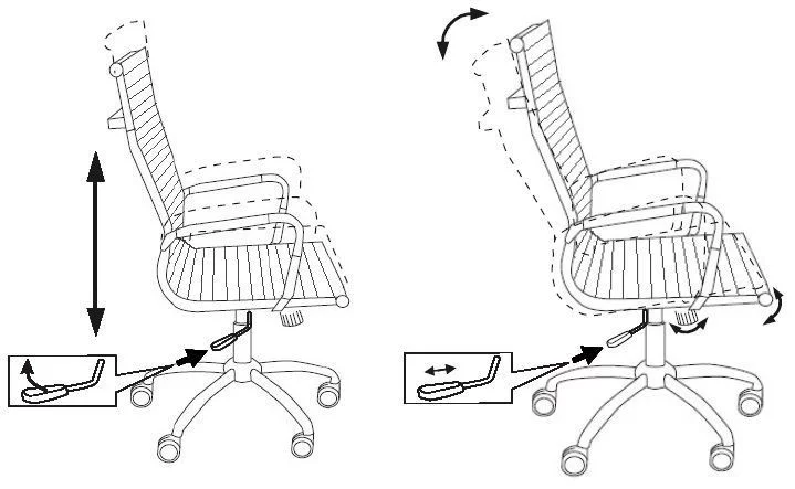 Кресло руководителя 197-БЛC Бежевое / 197-BLC_2