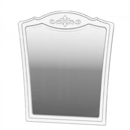 Зеркало настенное Лотос 01 Белый жемчуг_0