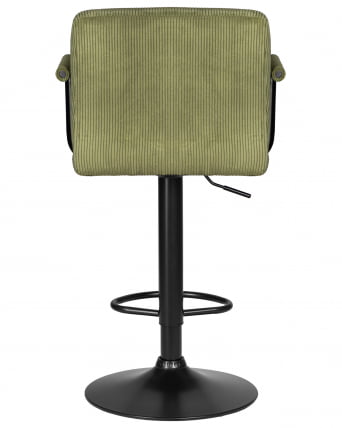 Стул барный DOBRIN KRUGER ARM BLACK (зеленый вельвет (LAR-E2041-7))_4