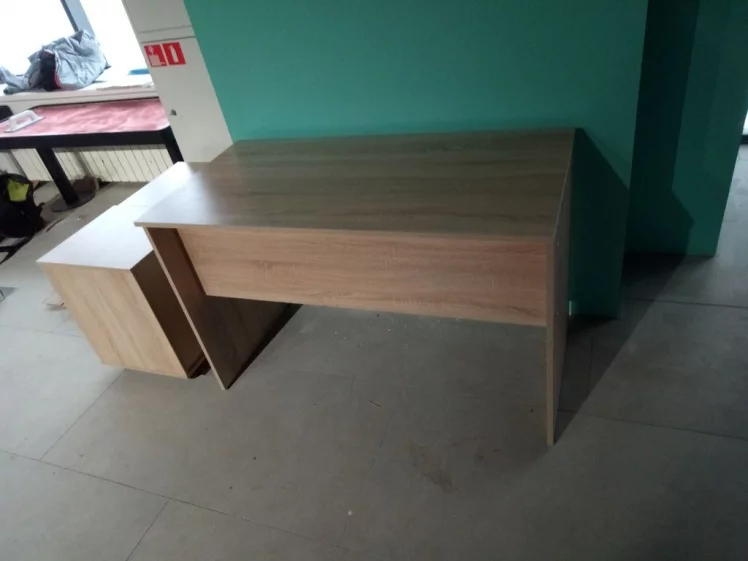 Стол письменный S-1200 (Дуб Cонома светлый)_2