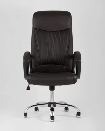 Кресло руководителя ТопЧаирс Товер Коричневое / TopChairs Tower_3