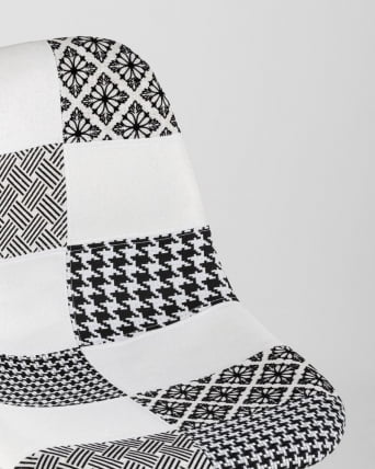 Стул Eames DSW Пэчворк Черно-белый_5