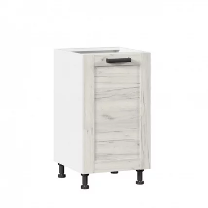 Тумба кухонная 450 Винченца ЛД 234.030.000.003 Белый Дуб Крафт белый_0