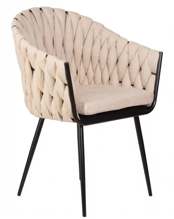 Стул обеденный DOBRIN MATILDA Бежевая ткань LAR 275-1_1