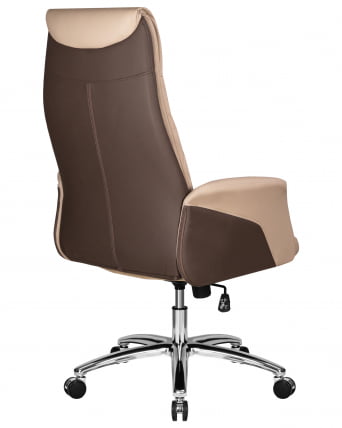 Офисное кресло для руководителей ДОБРИН ЛЕОНАРД (коричнево-бежевый) / DOBRIN LEONARD_3
