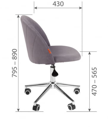 Компьютерное кресло CХАИРМАН ДОМ (Хоме) 117 Светло-бежевый / CHAIRMAN (Home)_3