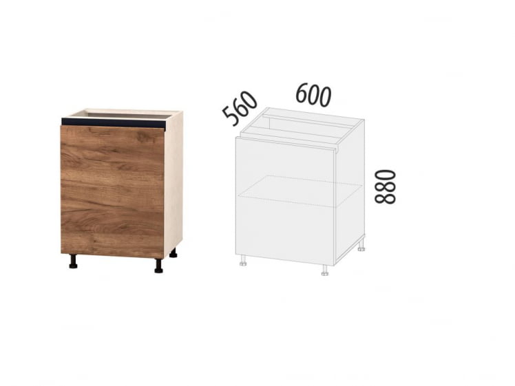 Напольный шкаф (лев/прав) Дакота 103.43_1