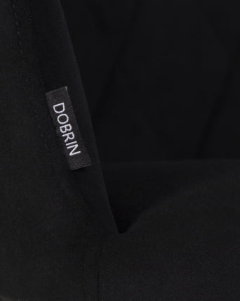 Стул обеденный DOBRIN ROBY велюр Catania Black_8