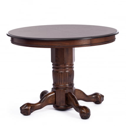 Стол круглый раскладной Rochester -STC- (4260-STC) дерево гевея/мдф, 106 (150) х 106 х 75 см, Tobacco_0