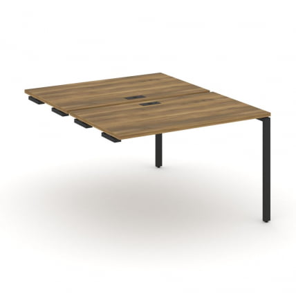 Двойной стол-приставка к опорным тумбам/шкафам CONCEPT CN.DSPR-002 Сандал Янтарный Черный_0