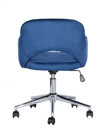 Компьютерное кресло Кларк велюр Синий_4