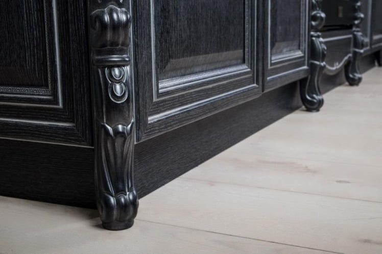 Кухонный гарнитур Италия №08 Черный Дуб темный_13