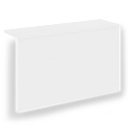 Накладка с подсветкой прямая высокая для О.R-F.MP.V-158 ONIX О.R-NP.V-158.1.S Белый Бриллиант_0