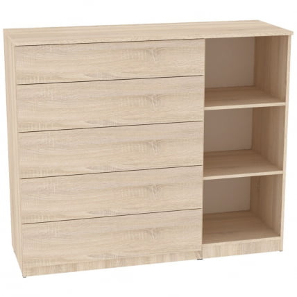 Комод Калисто(K39)1147х1352х468PUSHtoOPEN(Венге-ДМ)_1