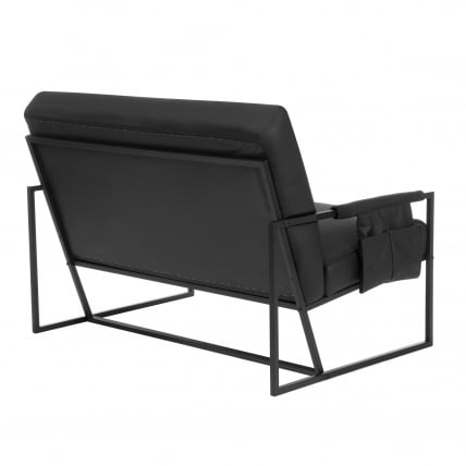 Диван Charli LUX Д/Чарли Люкс экокожа , Sharp Черный_2