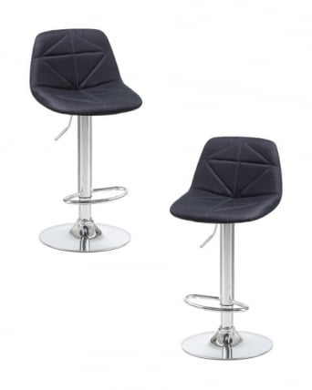 Стул барный ДОБРИН ДИНА (черный) 2 шт / DOBRIN DINA_0