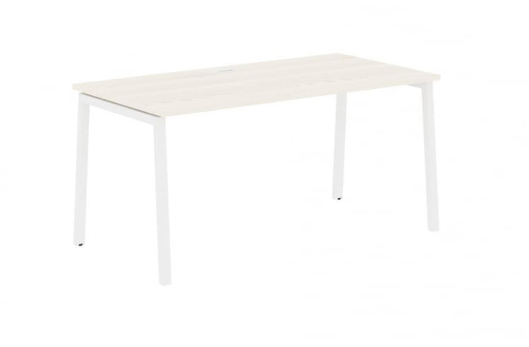 Стол письменный EDIS ELST 1580 Ясень Траун Белый_0