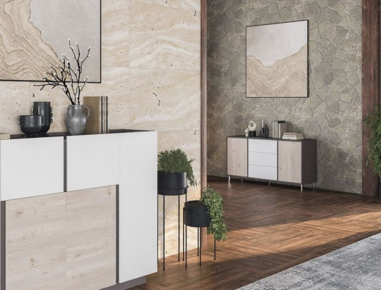 Кабинет руководителя Сирио № 1 Вольфрам Дуб Тоскана Белый / Sirio_3