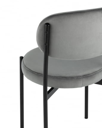 Стул Бриф NEW велюр Темно-серый_6