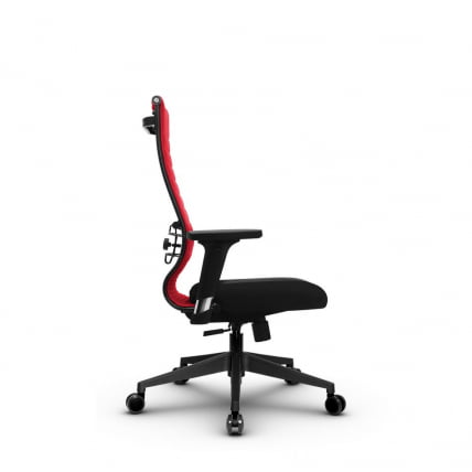 Кресло офисное МЕТТА B 2b 19/2D, Основание 17832 Комплект 4 Красное Черное_1