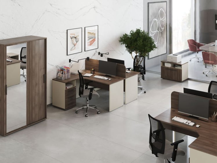 Тумба подкатная 3 ящика New Line NLN36330331 Дуб шамони темный_1