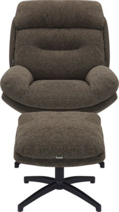 Кресло-реклайнер Everprof Kiwi Ткань Темно-коричневый_1