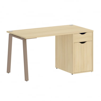 Стол письменный HOME OFFICE VR.SP-3-138.1.A Акация Лорка/Мокко металл_0