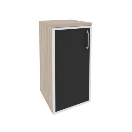 Шкаф низкий узкий левый ONIX O.SU-3.2R(L) black Дуб Аттик_0