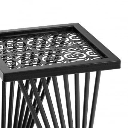 Кофейный стол Osteria/Остерия металл, черный, 25,5х25,5х59 см_2