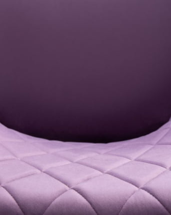 Стул обеденный ДОБРИН РОБЕРТ (черные матовые ножки, велюр В108-45 Темно-фиолетовый) 2 шт / DOBRIN ROBERT V108-45_8