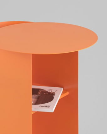 Журнальный столик Floire металл оранжевый_10