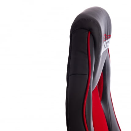 Кресло RACER кож/зам/ткань, металлик/красный, 36/08_12