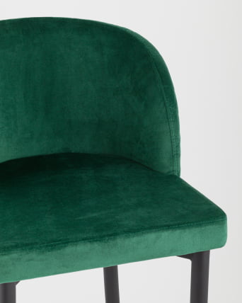 Барный стул Оскар велюр Изумрудный_8